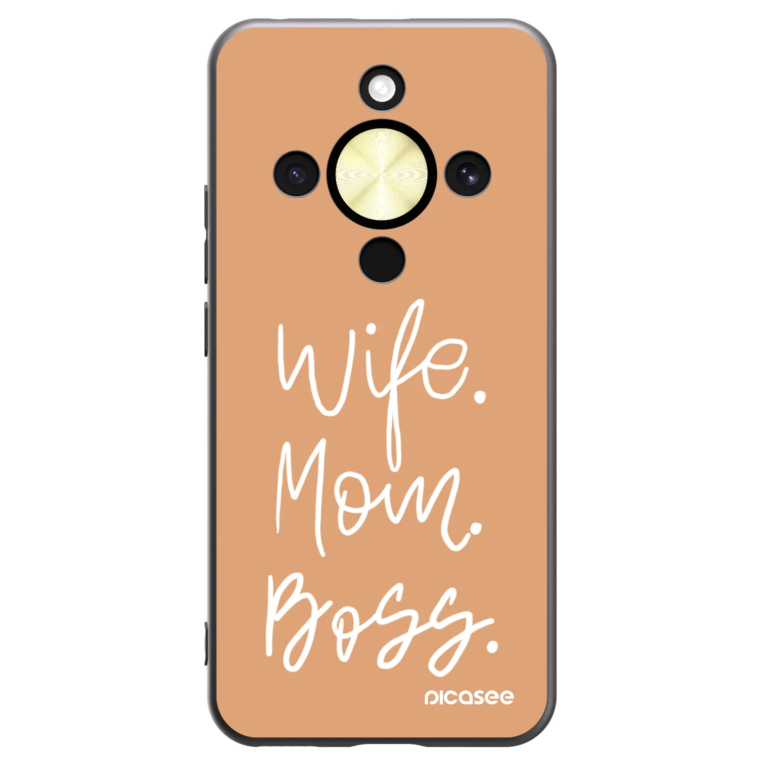 Picasee silikónový čierny obal pre Honor Magic8 Lite 5G - Boss Mama