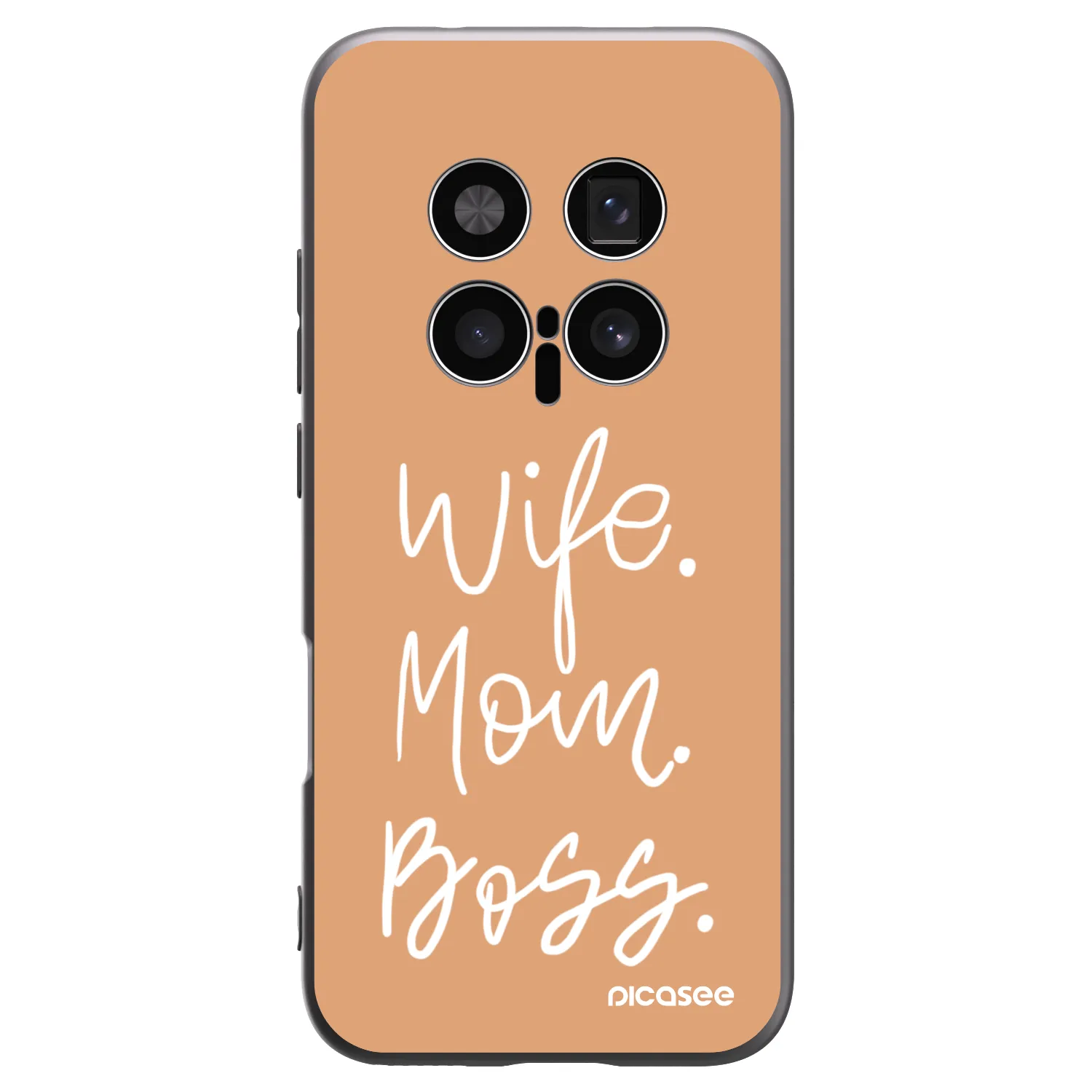 Picasee silikónový čierny obal pre Honor Magic8 Pro 5G - Boss Mama