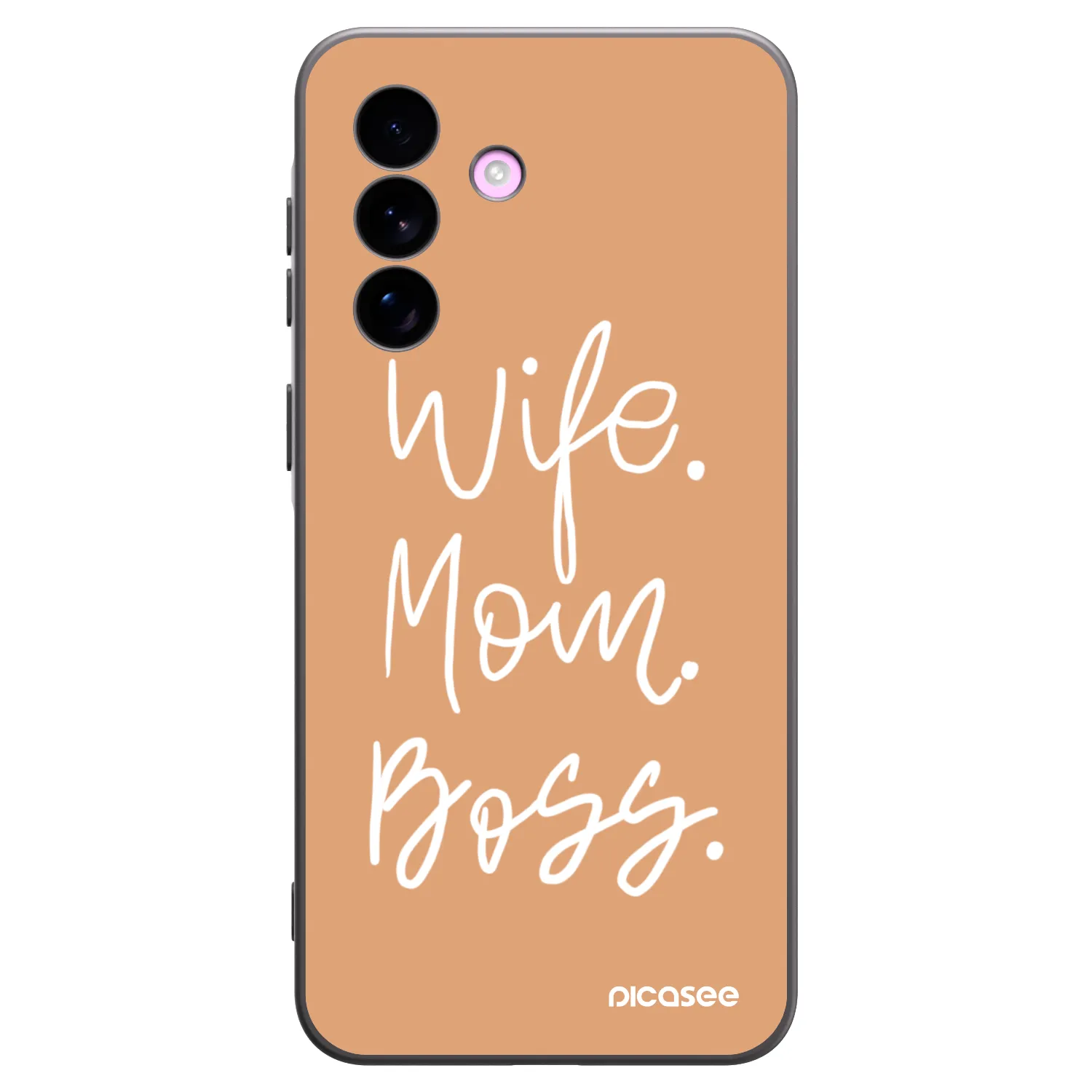 Picasee silikónový čierny obal pre Samsung Galaxy A57 5G - Boss Mama