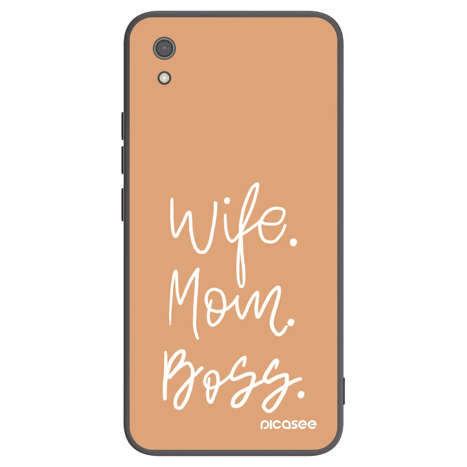 Picasee silikónový čierny obal pre Xiaomi Redmi 7A - Boss Mama