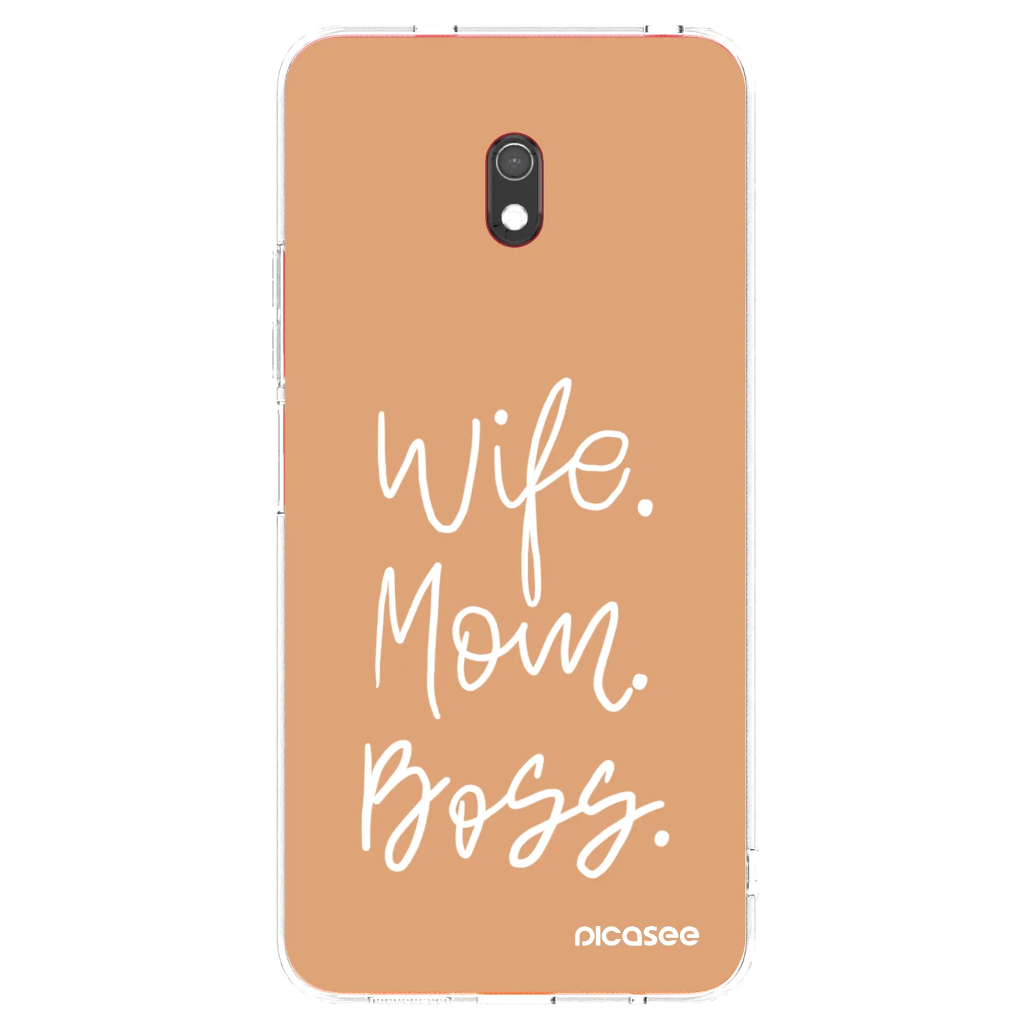 Picasee silikónový prehľadný obal pre Xiaomi Redmi 8A - Boss Mama