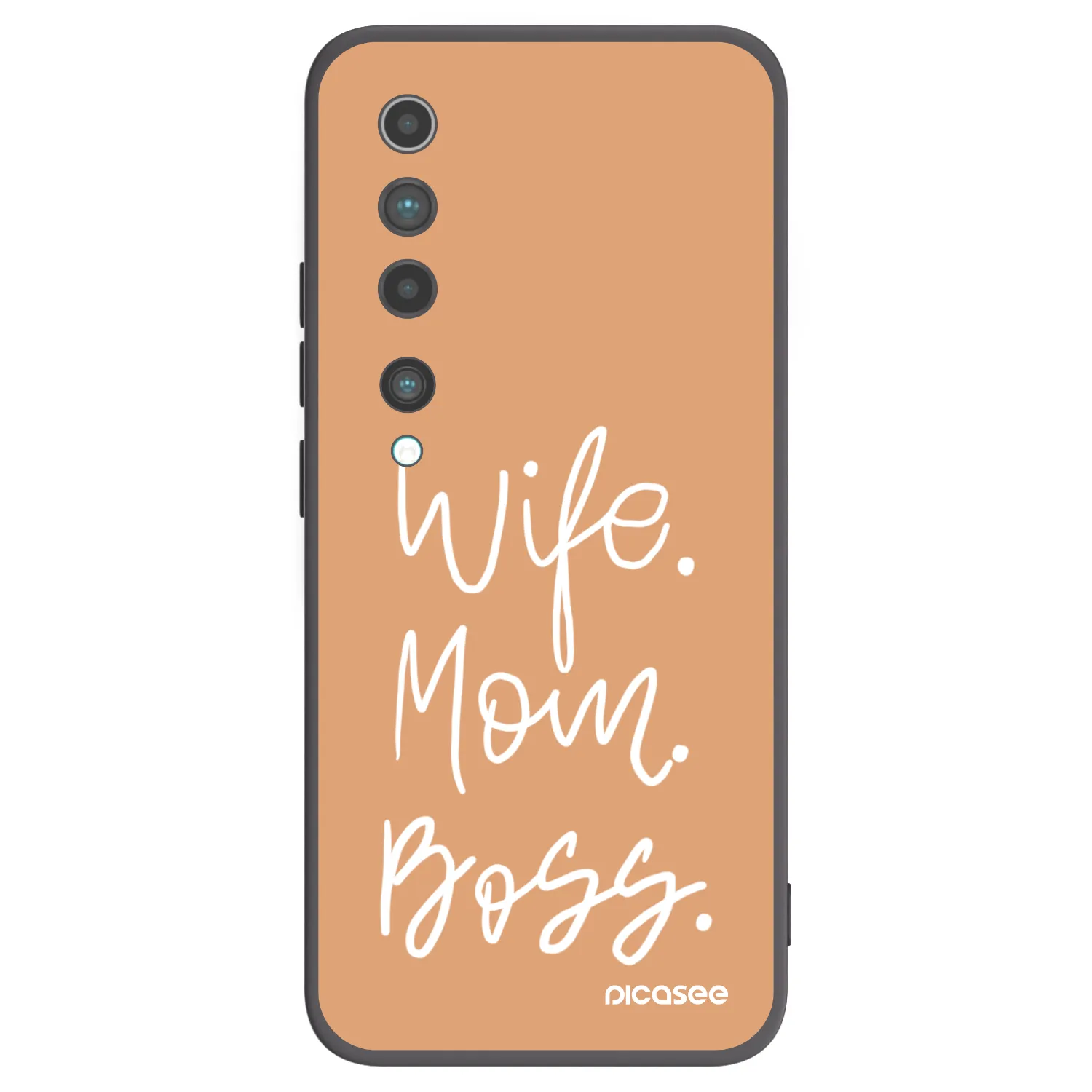 Picasee silikónový čierny obal pre Xiaomi Mi 10 - Boss Mama