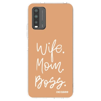 Picasee silikónový čierny obal pre Xiaomi Redmi 9T - Boss Mama