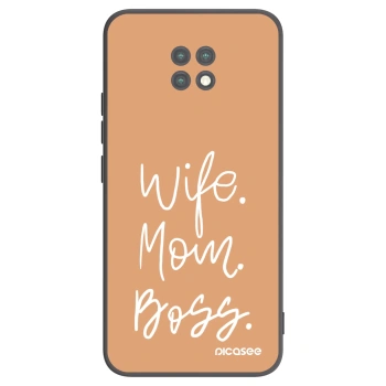 Picasee silikónový čierny obal pre Xiaomi Redmi Note 9T - Boss Mama