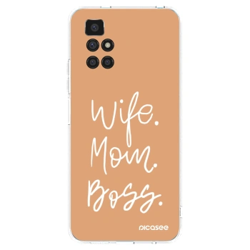Picasee silikónový prehľadný obal pre Xiaomi Redmi 10 - Boss Mama