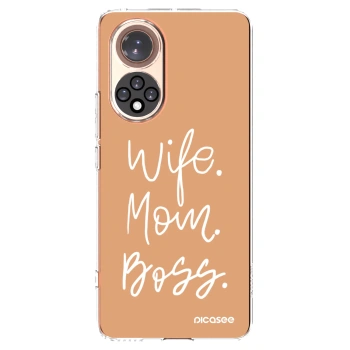 Picasee silikónový prehľadný obal pre Huawei Nova 9 - Boss Mama