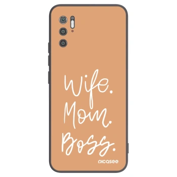 Picasee silikónový čierny obal pre Xiaomi Poco M3 Pro 5G - Boss Mama