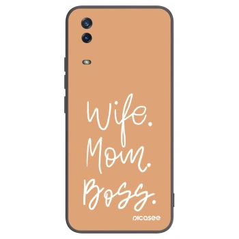 Picasee silikónový čierny obal pre Vivo Y11s - Boss Mama