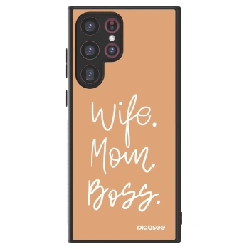 Picasee ULTIMATE CASE pro Samsung Galaxy S22 Ultra 5G - Boss Mama