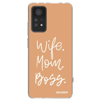 Picasee silikónový prehľadný obal pre Xiaomi Redmi Note 11 Pro - Boss Mama