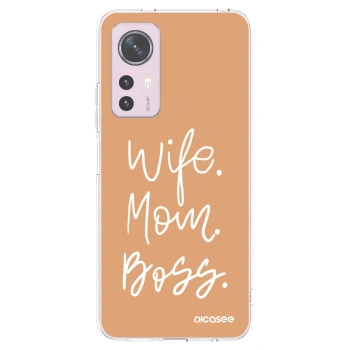 Picasee silikónový prehľadný obal pre Xiaomi 12 - Boss Mama
