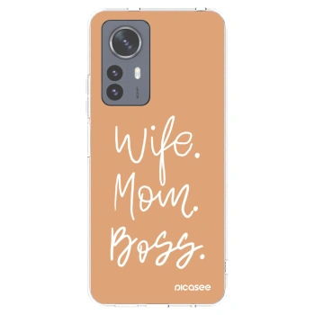 Picasee silikónový prehľadný obal pre Xiaomi 12 Pro - Boss Mama