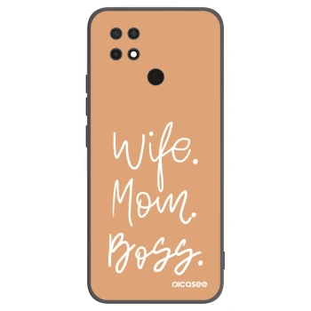 Picasee silikónový čierny obal pre Xiaomi Redmi 10C - Boss Mama
