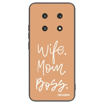Picasee silikónový čierny obal pre Honor Magic4 Lite 5G - Boss Mama