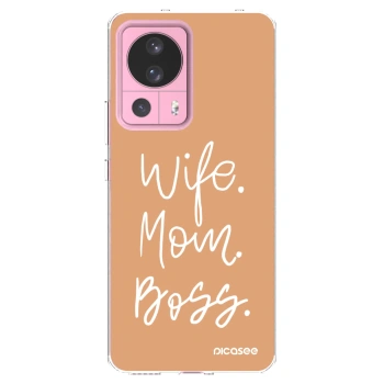 Picasee silikónový prehľadný obal pre Xiaomi 13 Lite - Boss Mama
