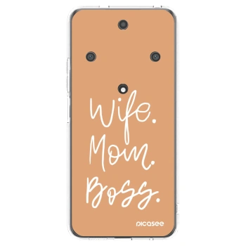 Picasee silikónový prehľadný obal pre Honor Magic5 Lite 5G - Boss Mama