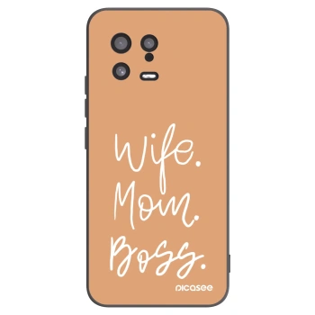 Picasee silikónový čierny obal pre Xiaomi 13 - Boss Mama