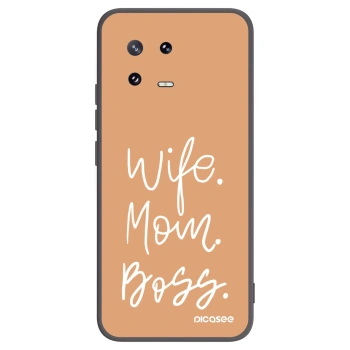 Picasee silikónový čierny obal pre Xiaomi 13 Pro - Boss Mama