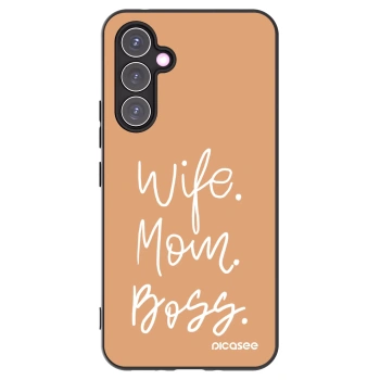 Picasee silikónový čierny obal pre Samsung Galaxy A54 5G A546B - Boss Mama