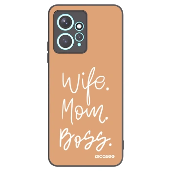 Picasee silikónový čierny obal pre Xiaomi Redmi Note 12 4G - Boss Mama