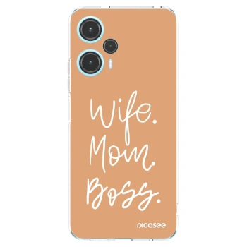 Picasee silikónový prehľadný obal pre Xiaomi Poco F5 - Boss Mama