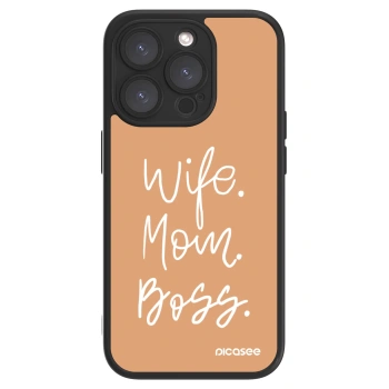 Picasee ULTIMATE CASE MagSafe pro Apple iPhone 15 Pro - Boss Mama