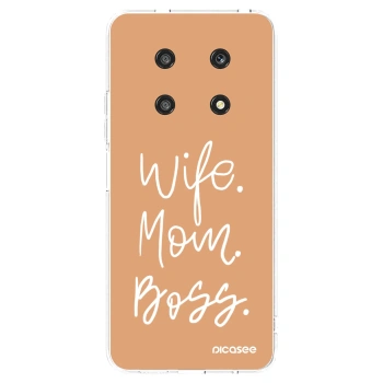 Picasee silikónový prehľadný obal pre Honor Magic4 Lite 5G - Boss Mama