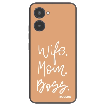 Picasee silikónový čierny obal pre Realme 10 4G - Boss Mama
