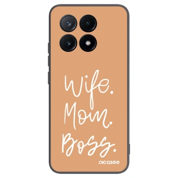 Picasee silikónový čierny obal pre Xiaomi Poco X6 Pro - Boss Mama