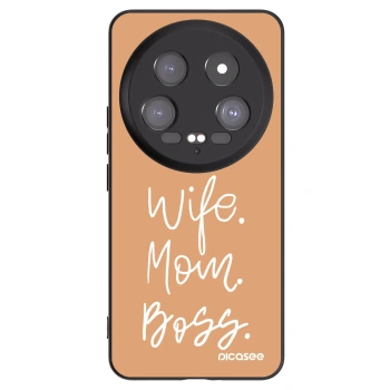 Picasee silikónový čierny obal pre Xiaomi 14 Ultra - Boss Mama