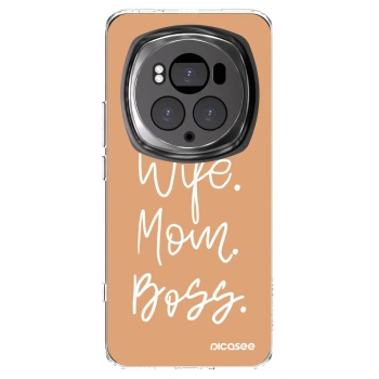 Picasee silikónový prehľadný obal pre Honor Magic6 Pro - Boss Mama