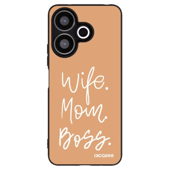Picasee silikónový čierny obal pre Xiaomi Redmi 13 4G - Boss Mama