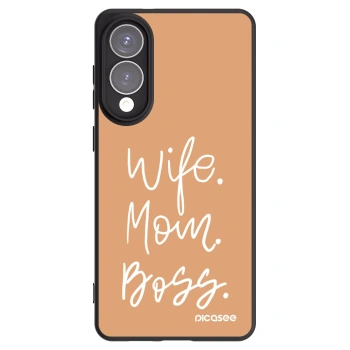 Picasee silikónový čierny obal pre Samsung Galaxy S25 Edge 5G - Boss Mama