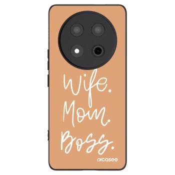 Picasee silikónový čierny obal pre Honor Magic7 Lite 5G - Boss Mama