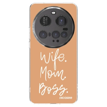 Picasee silikónový prehľadný obal pre Xiaomi 15 Ultra - Boss Mama
