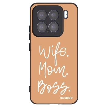 Picasee silikónový čierny obal pre Xiaomi 15 - Boss Mama
