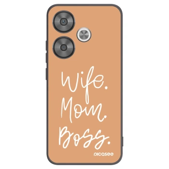 Picasee silikónový čierny obal pre Xiaomi Poco F6 - Boss Mama
