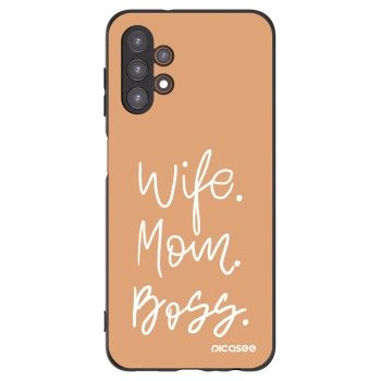 Picasee silikónový čierny obal pre Samsung Galaxy A13 5G - Boss Mama