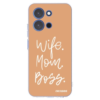 Picasee silikónový prehľadný obal pre Xiaomi Redmi 15C 4G - Boss Mama