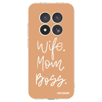 Picasee silikónový prehľadný obal pre Xiaomi Redmi Note 15 Pro 4G - Boss Mama