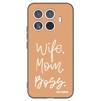 Picasee silikónový čierny obal pre Xiaomi 15T Pro - Boss Mama