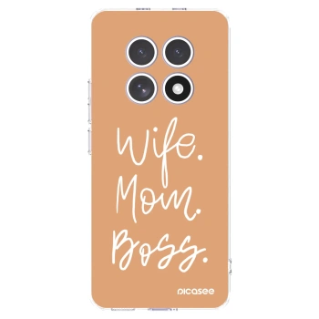 Picasee silikónový prehľadný obal pre Xiaomi Redmi Note 15 - Boss Mama