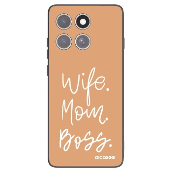 Picasee silikónový čierny obal pre Motorola Edge 60 Fusion - Boss Mama
