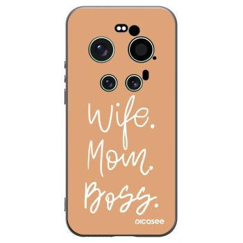 Picasee silikónový čierny obal pre Xiaomi 17 Ultra - Boss Mama