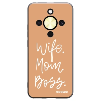 Picasee silikónový čierny obal pre Honor Magic8 Lite 5G - Boss Mama