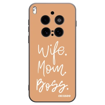 Picasee silikónový čierny obal pre Vivo X300 Pro - Boss Mama