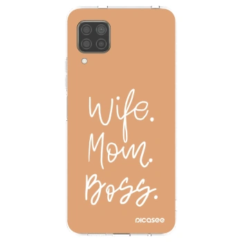 Picasee silikónový prehľadný obal pre Huawei P40 Lite - Boss Mama