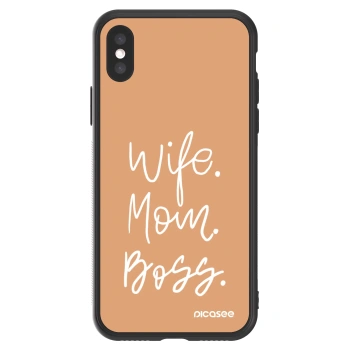 Picasee ULTIMATE CASE pro Apple iPhone X/XS - Boss Mama
