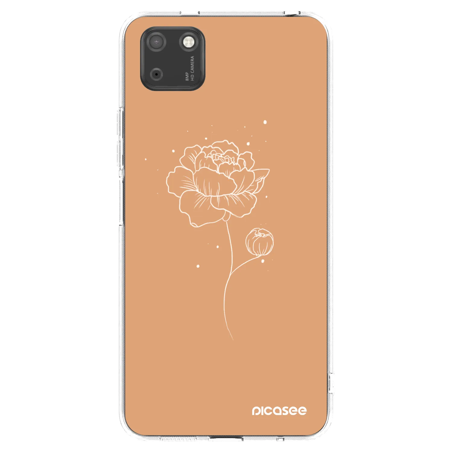 Picasee silikónový prehľadný obal pre Huawei Y5P - Peonies