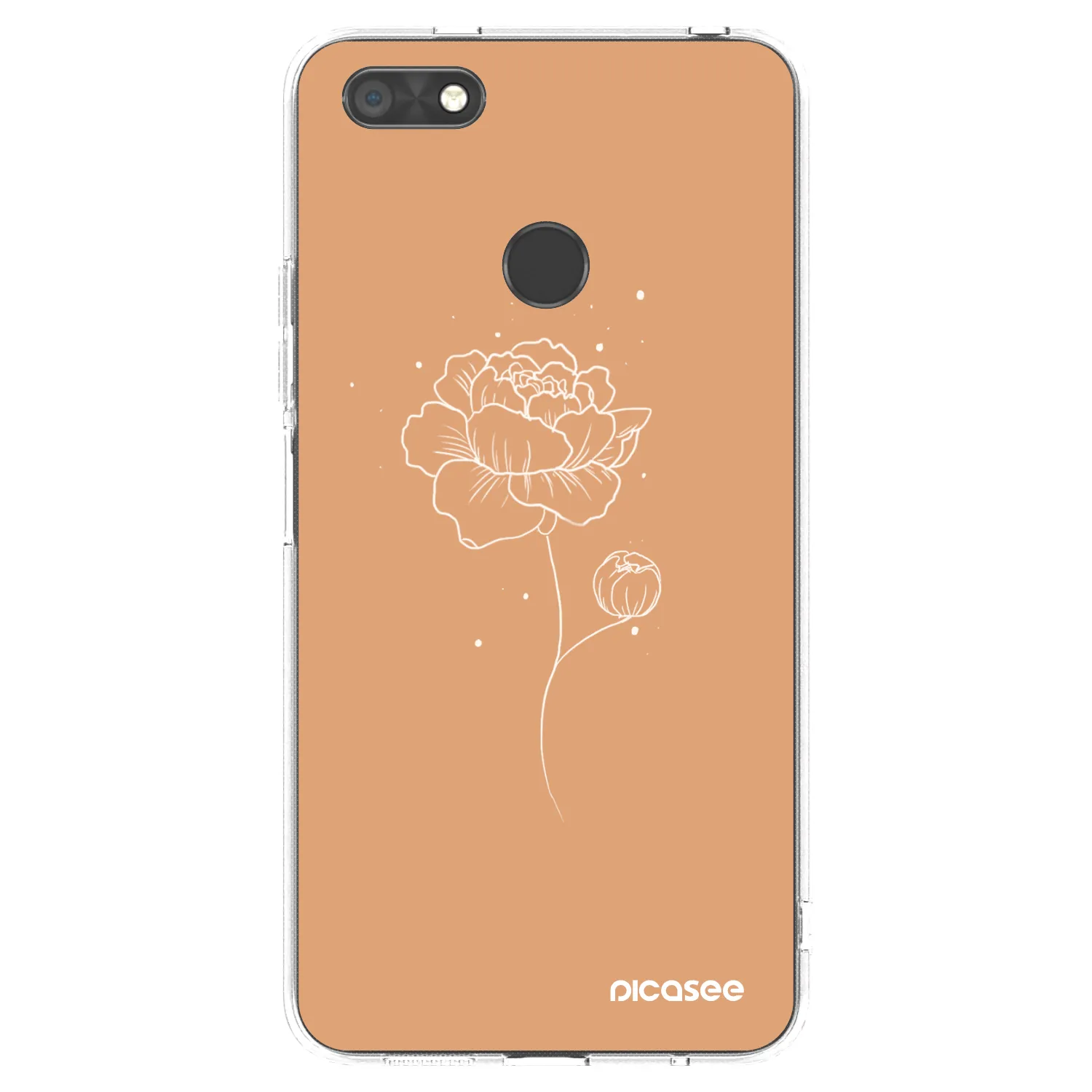 Picasee silikónový prehľadný obal pre Huawei P9 Lite Mini - Peonies